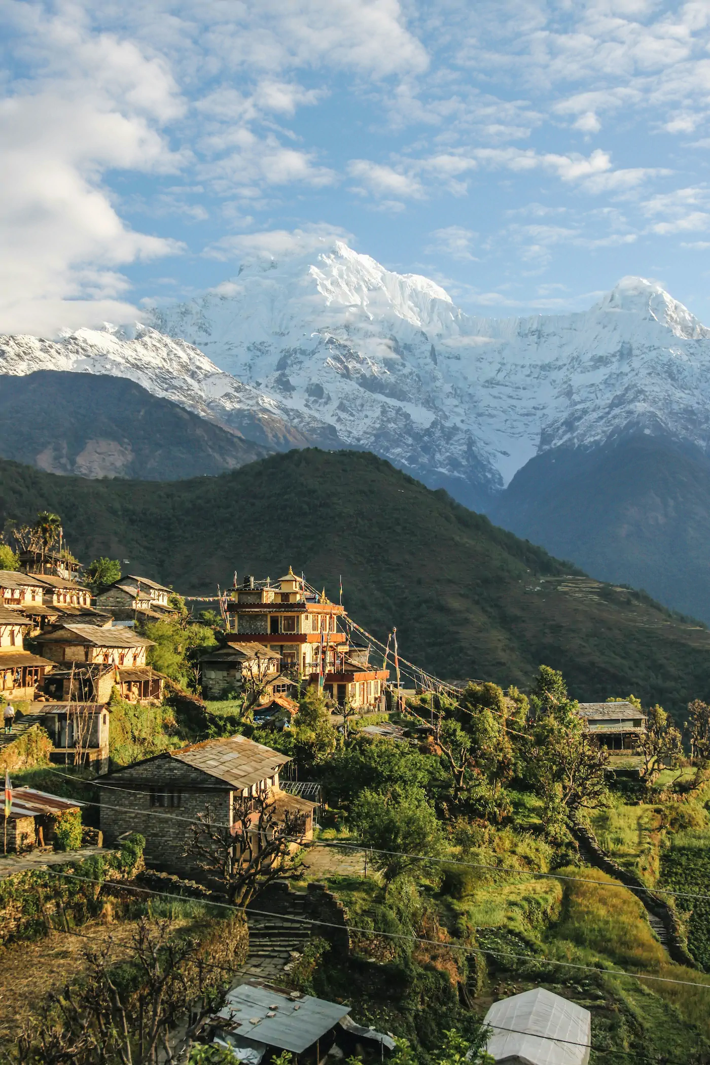 Nepal trekking landscape